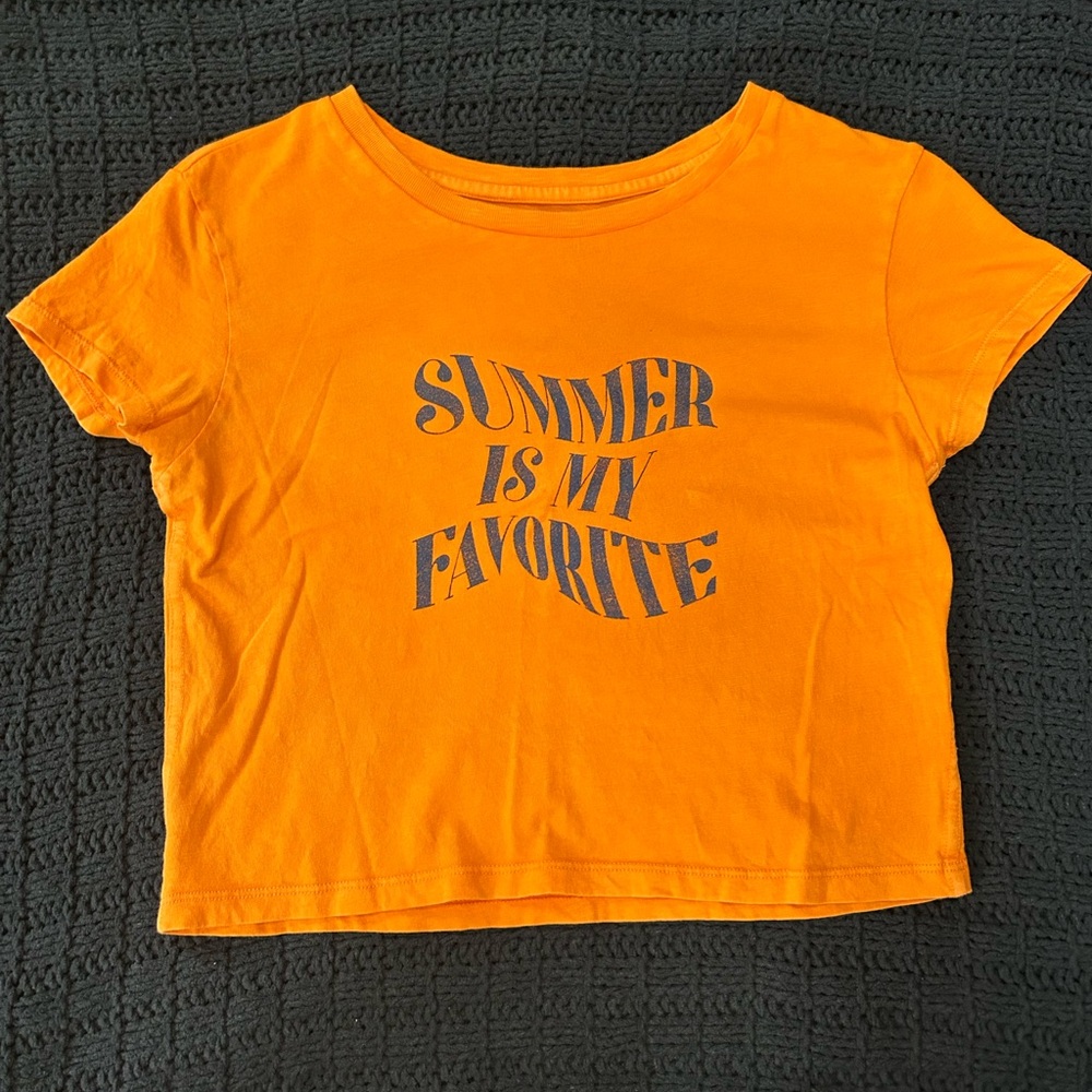 Aerie Orange Tee - Summer Is My Favorite